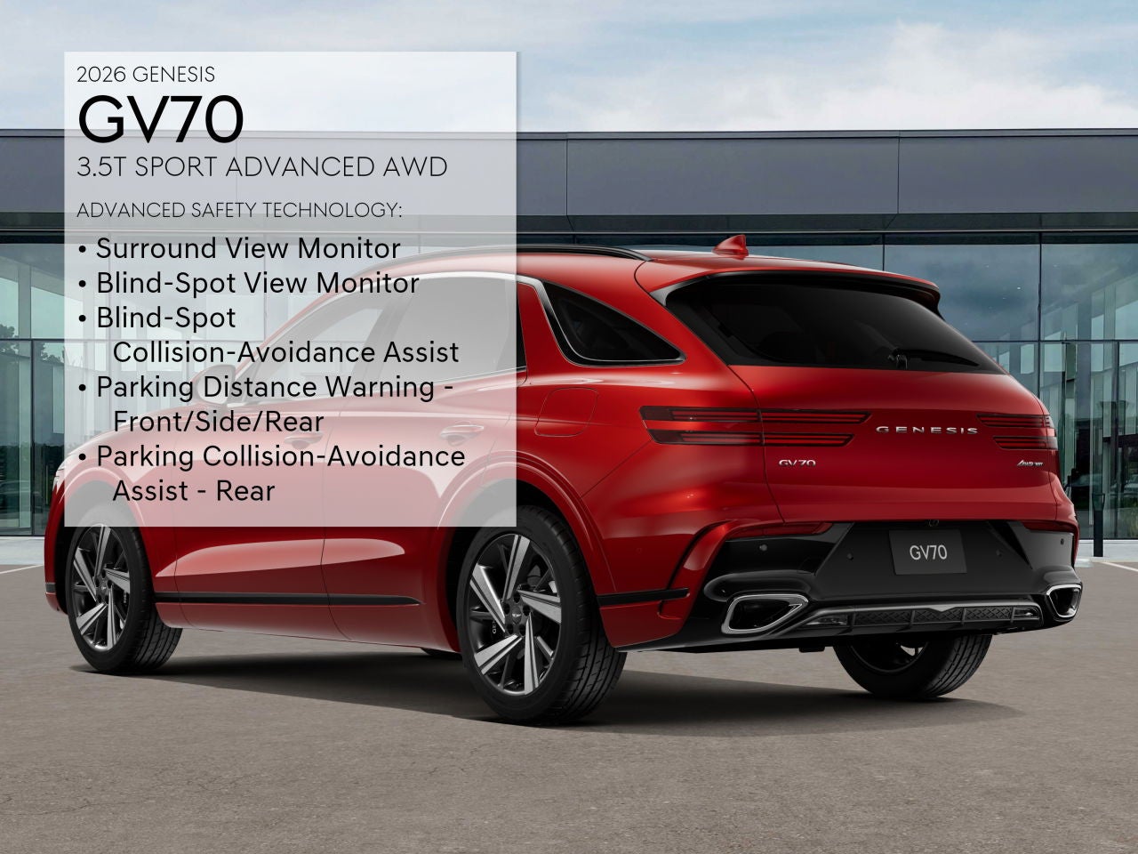 2026 Genesis GV70 3.5T Sport Advanced