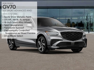 2026 Genesis GV70 3.5T Sport Advanced