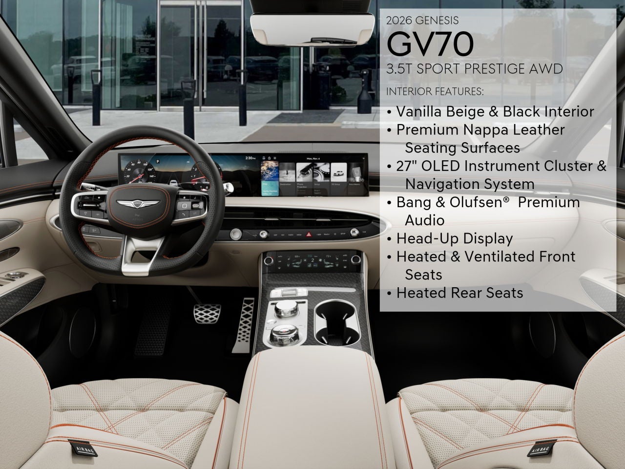 2026 Genesis GV70 3.5T SPORT PRESTIGE