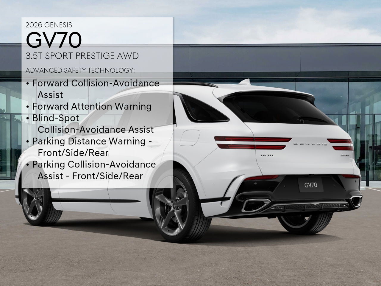 2026 Genesis GV70 3.5T SPORT PRESTIGE