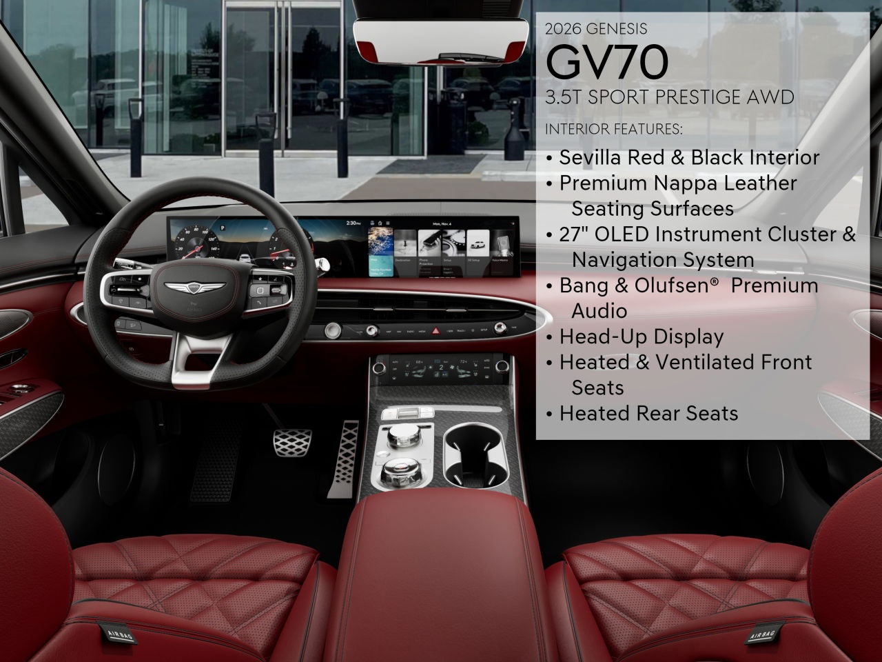 2026 Genesis GV70 3.5T SPORT PRESTIGE