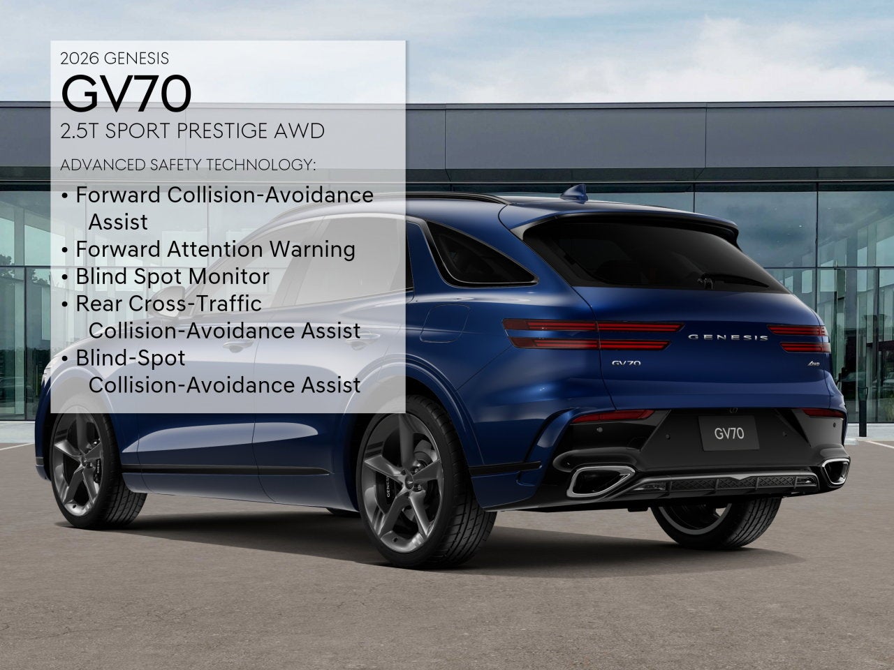2026 Genesis GV70 2.5T SPORT PRESTIGE