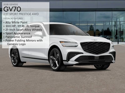 2026 Genesis GV70 2.5T Sport Prestige