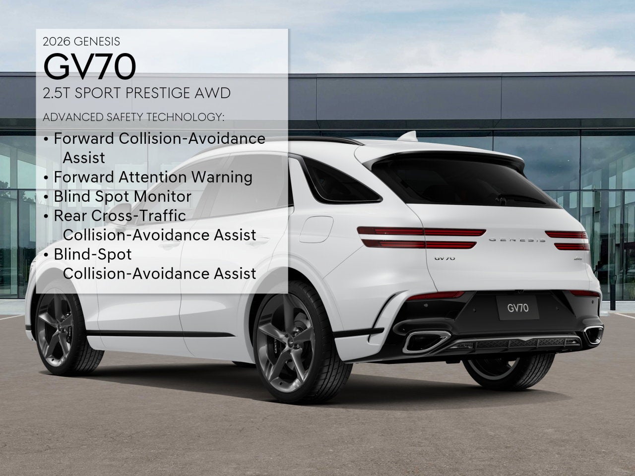 2026 Genesis GV70 2.5T Sport Prestige