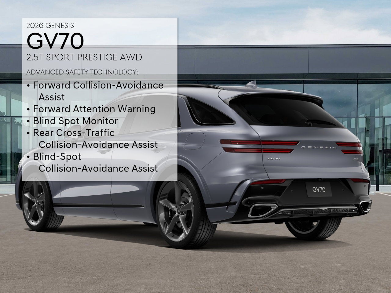 2026 Genesis GV70 2.5T Sport Prestige