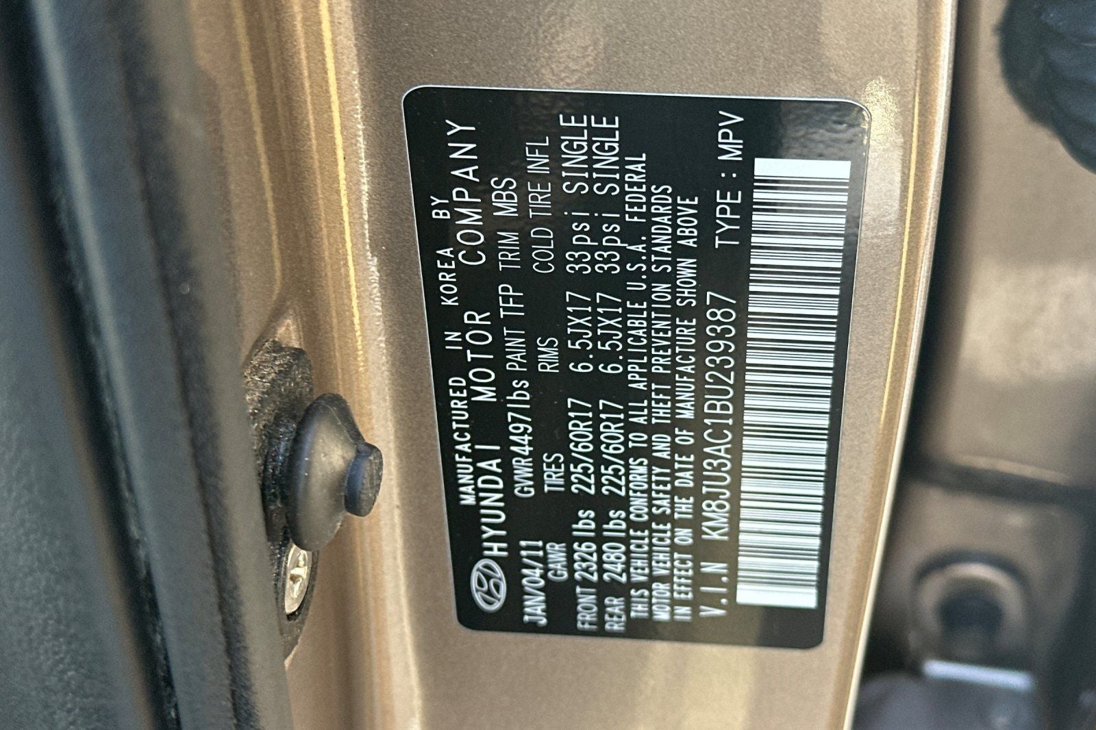 2011 Hyundai Tucson GLS