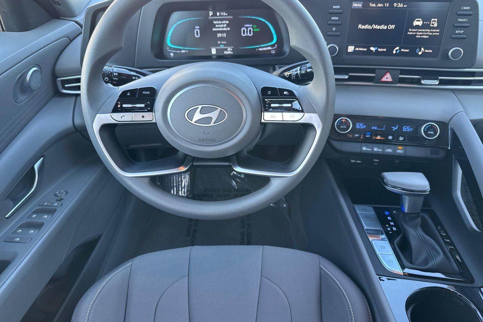 2025 Hyundai Elantra Hybrid Blue