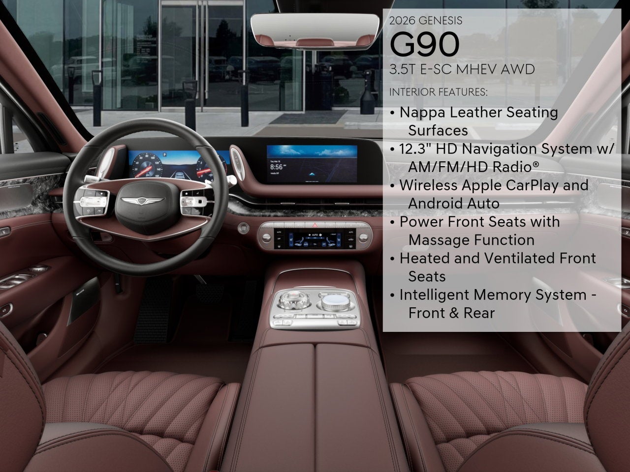 2026 Genesis G90 3.5T E-SC MHEV