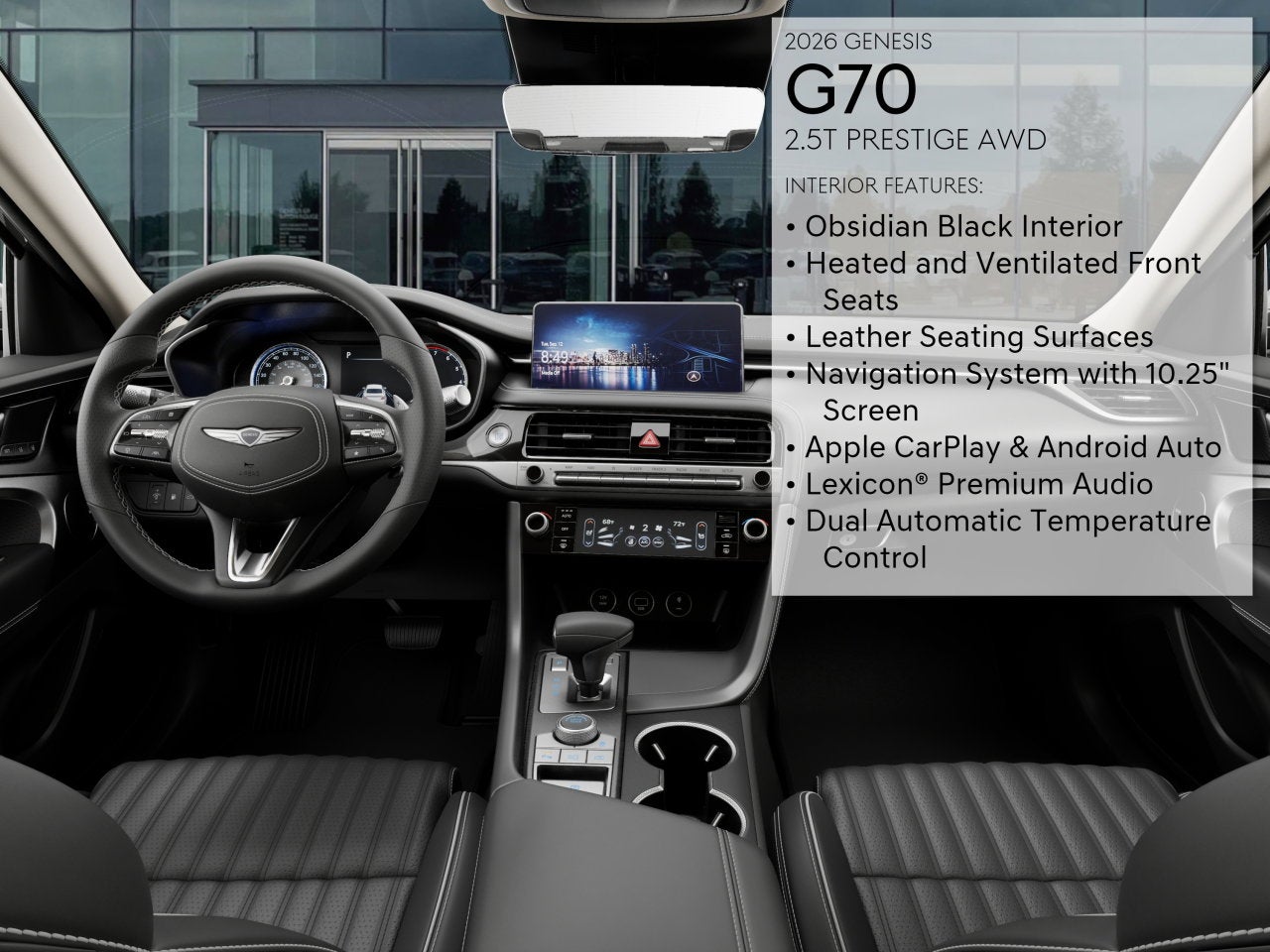 2026 Genesis G70 2.5T PRESTIGE