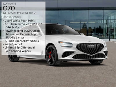 2026 Genesis G70 3.3T SPORT PRESTIGE