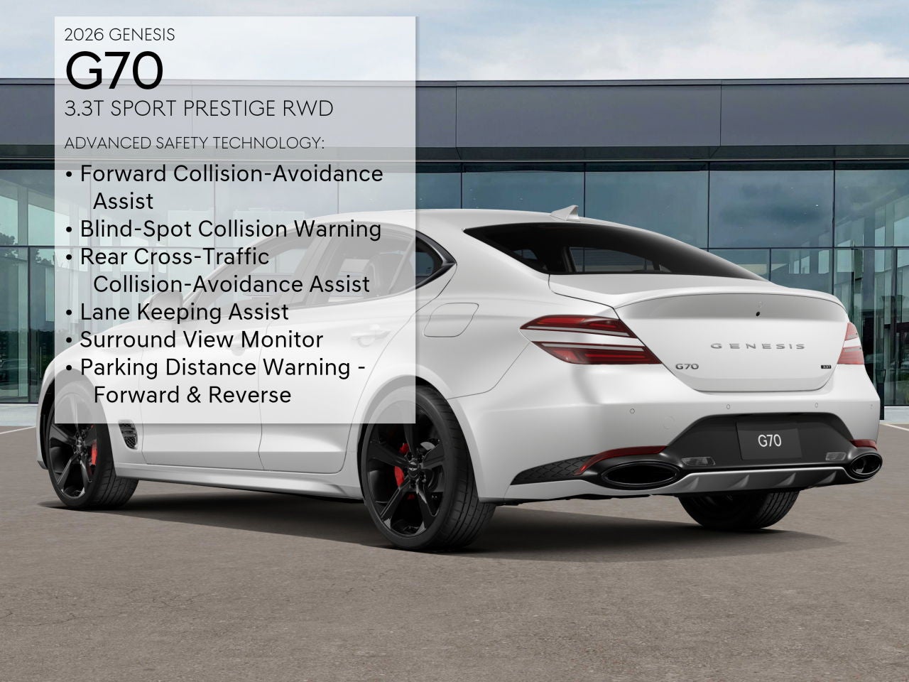 2026 Genesis G70 3.3T SPORT PRESTIGE