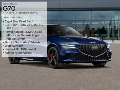 2026 Genesis G70 3.3T SPORT PRESTIGE