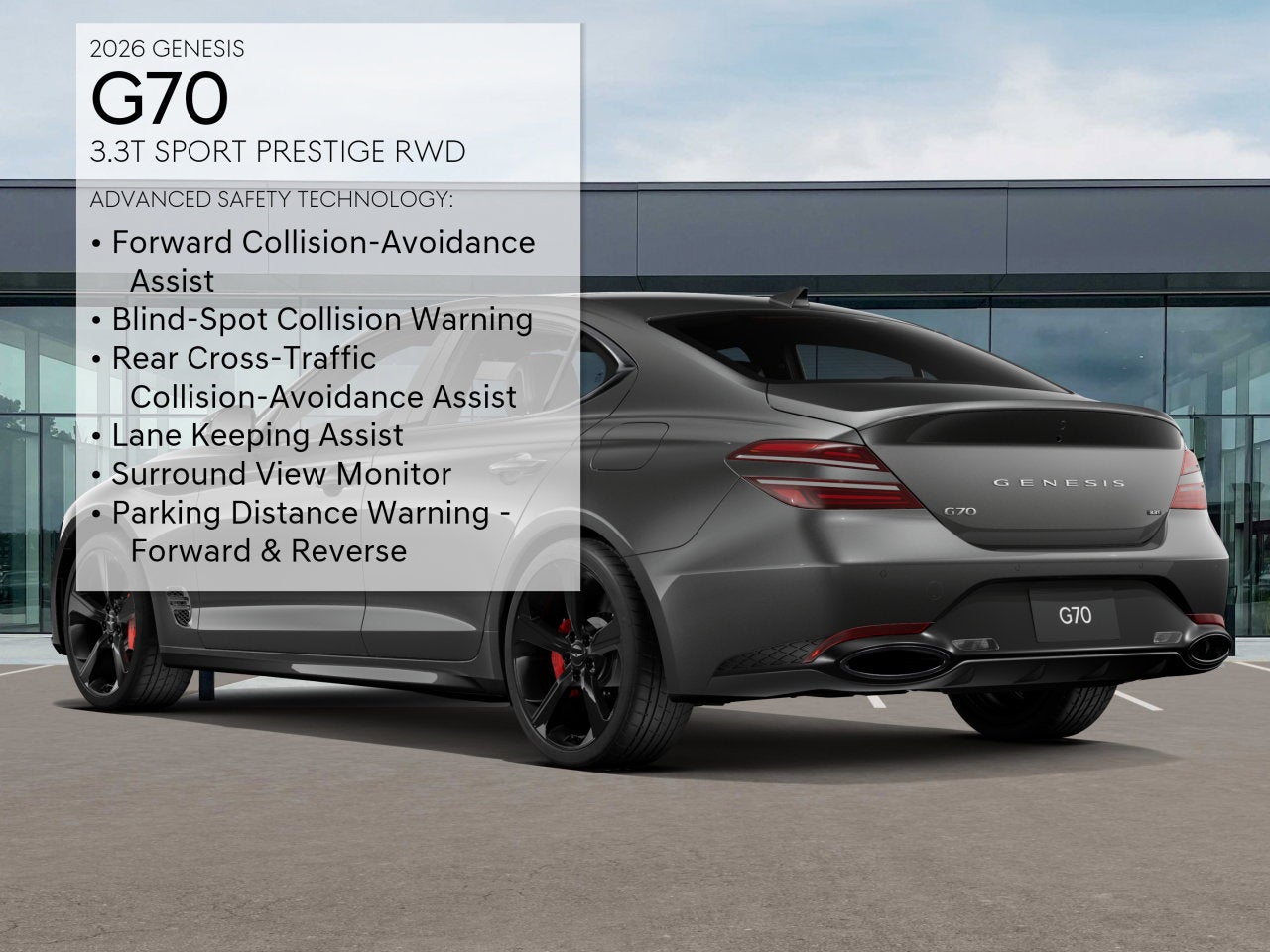 2026 Genesis G70 3.3T SPORT PRESTIGE