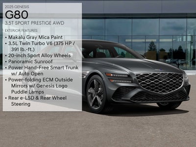 2025 Genesis G80 3.5T SPORT PRESTIGE