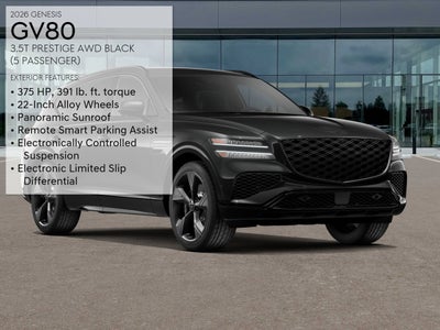 2026 Genesis GV80 2.5T PRESTIGE BLACK
