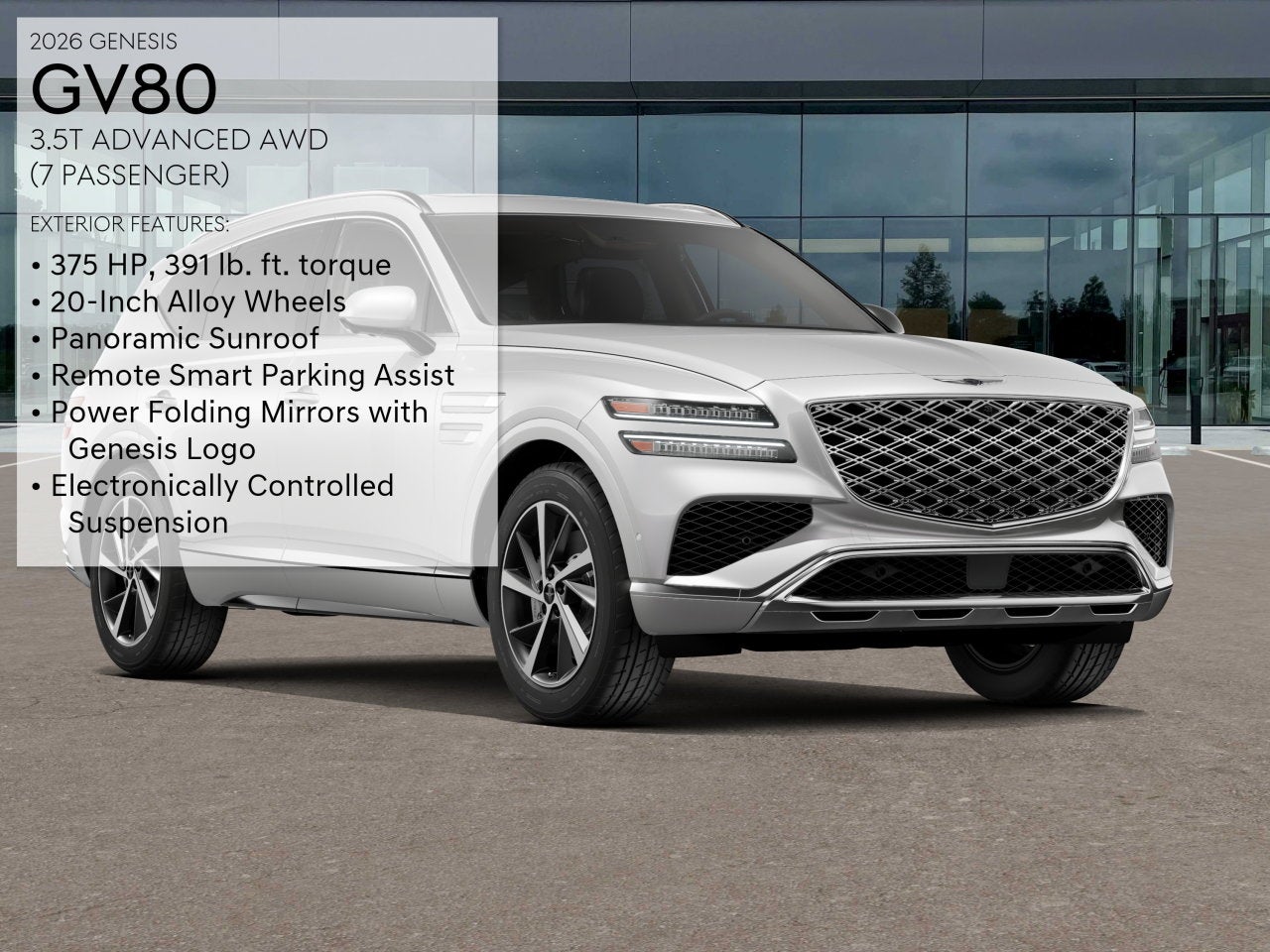 2026 Genesis GV80 3.5T ADVANCED