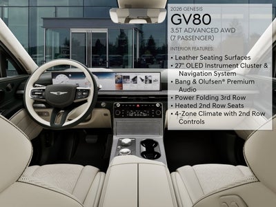 2026 Genesis GV80 3.5T ADVANCED