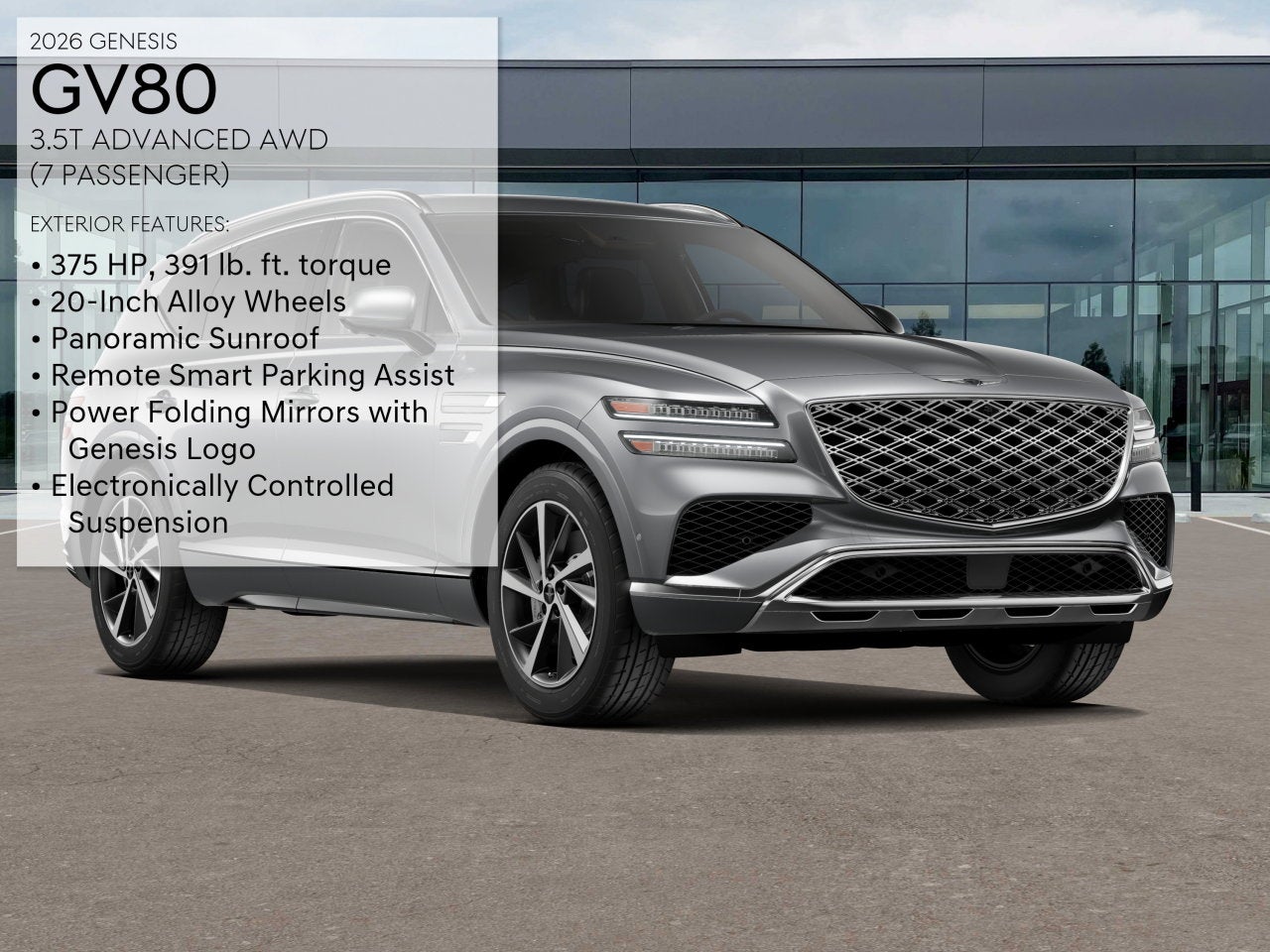 2026 Genesis GV80 3.5T ADVANCED