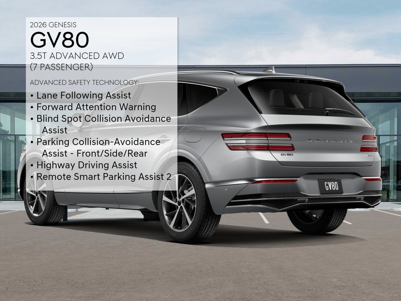 2026 Genesis GV80 3.5T ADVANCED