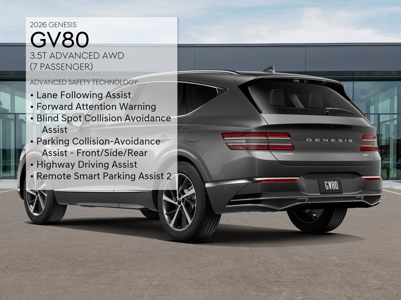 2026 Genesis GV80 3.5T Advanced