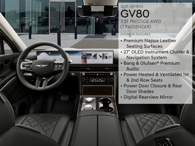 2026 Genesis GV80 3.5T PRESTIGE