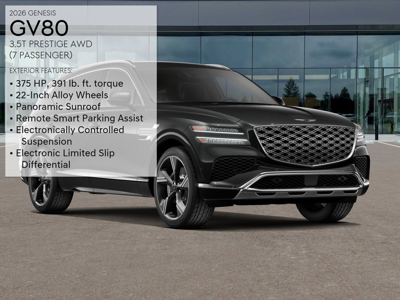 2026 Genesis GV80 3.5T PRESTIGE