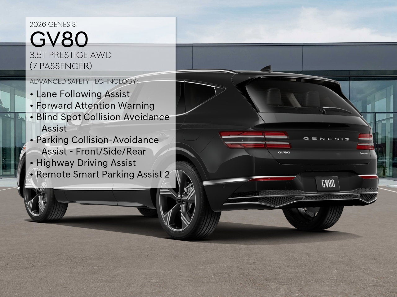 2026 Genesis GV80 3.5T PRESTIGE