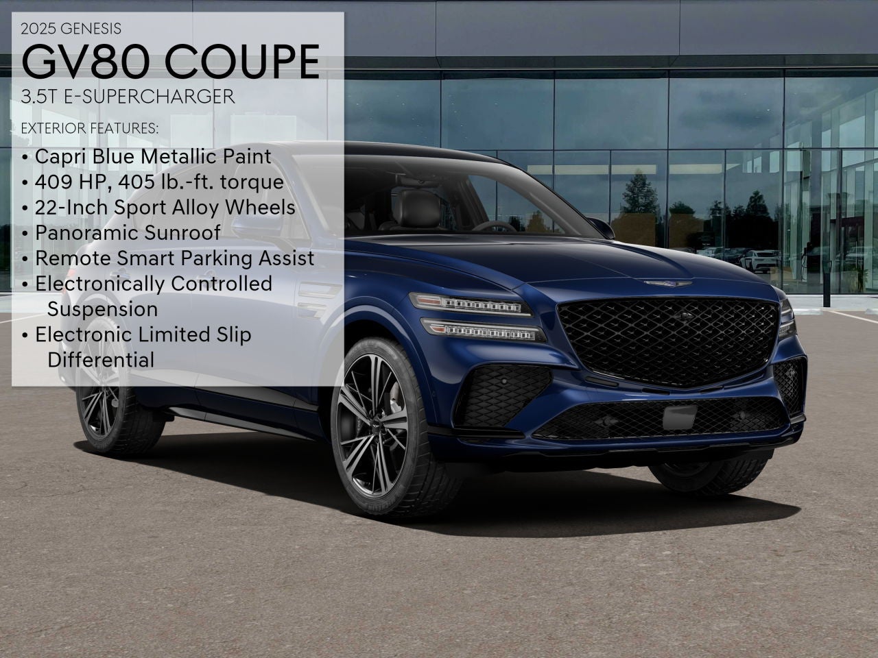 2025 Genesis GV80 Coupe 3.5T E-SC MHEV