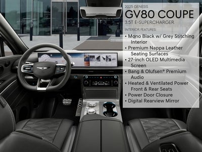 2025 Genesis GV80 Coupe 3.5T e-SC