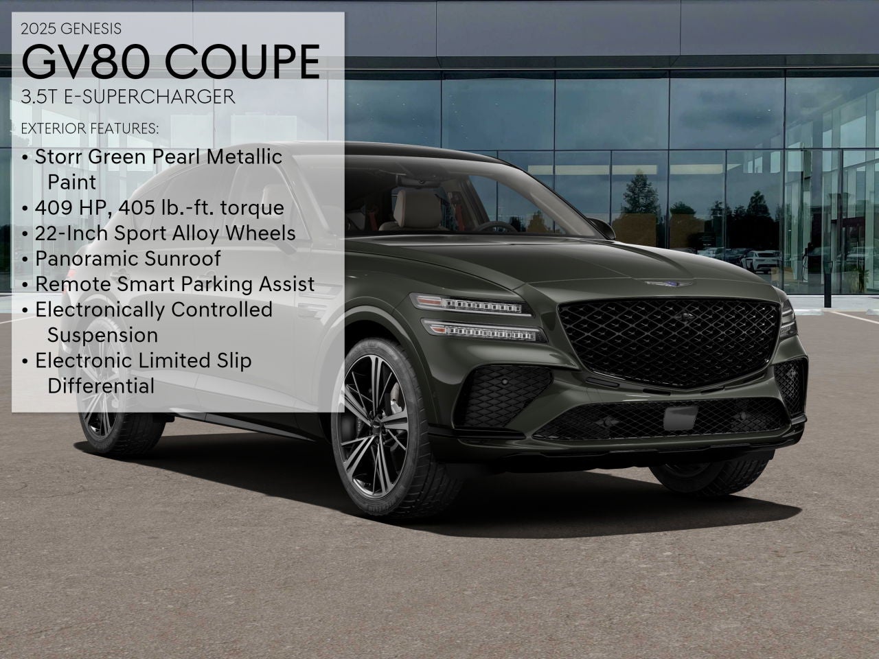 2025 Genesis GV80 Coupe 3.5T E-SC MHEV