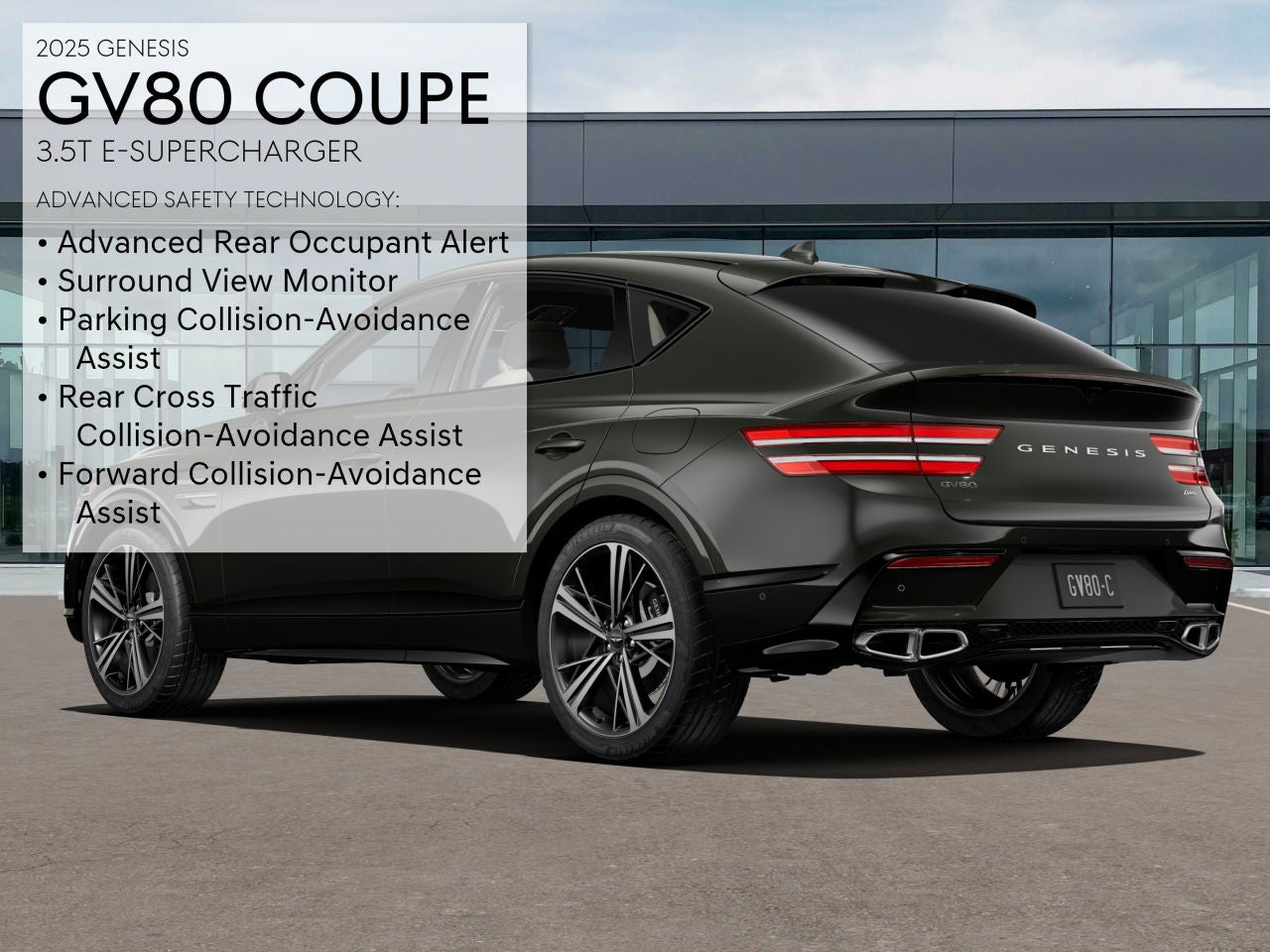 2025 Genesis GV80 Coupe 3.5T E-SC MHEV