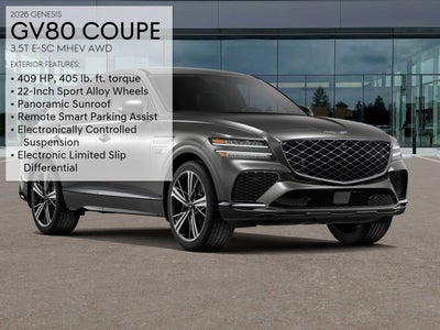 2026 Genesis GV80 Coupe 3.5T E-SC MHEV