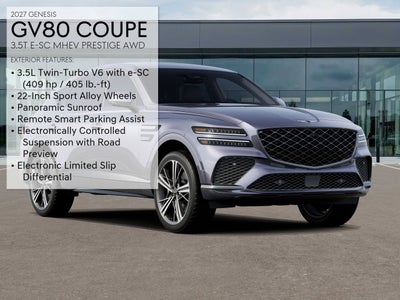 2027 Genesis GV80 Coupe 3.5T E-SC MHEV PRESTIGE
