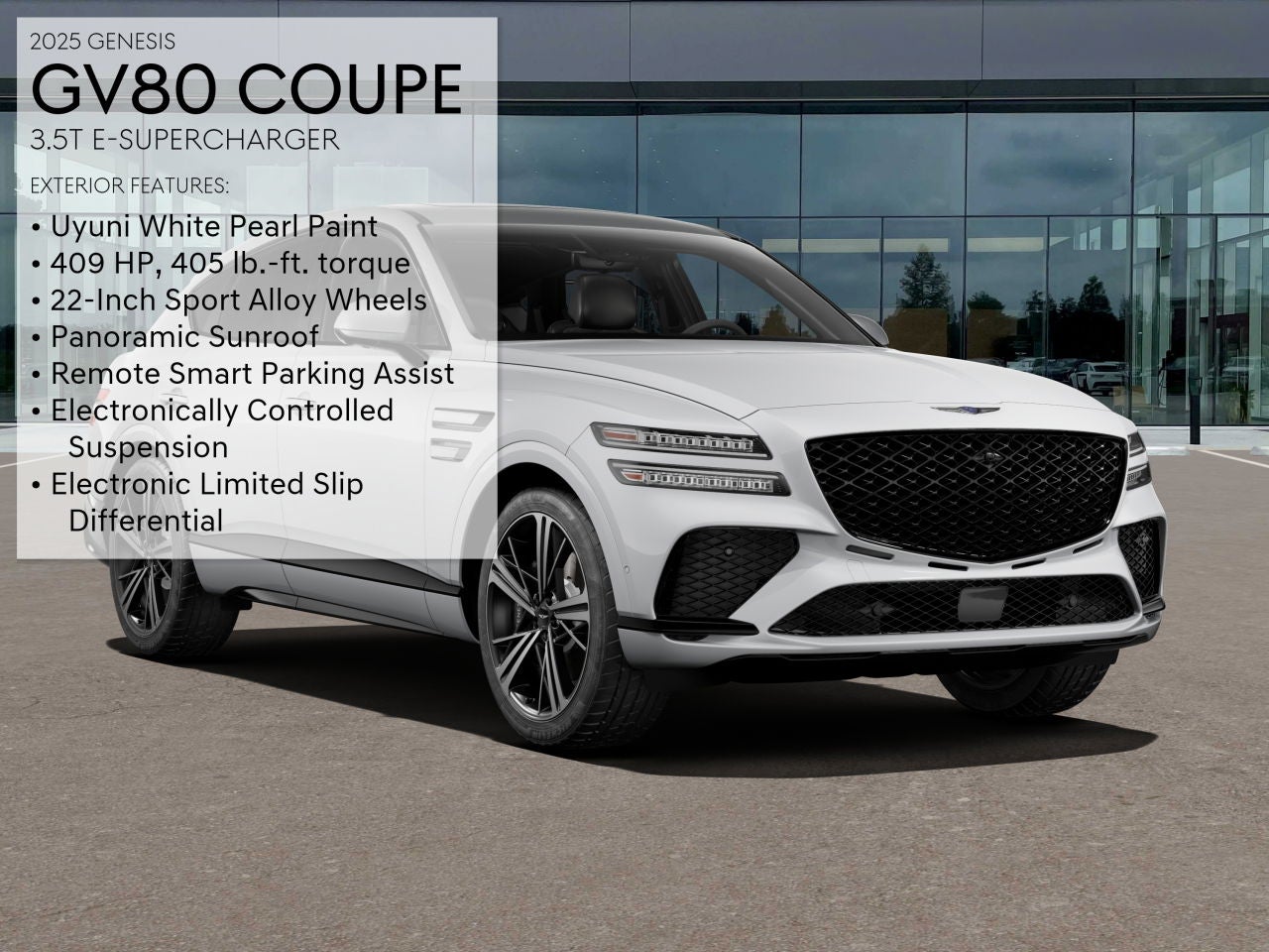 2025 Genesis GV80 Coupe 3.5T E-SC MHEV