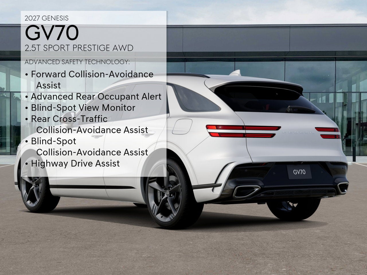 2027 Genesis GV70 2.5T SPORT PRESTIGE