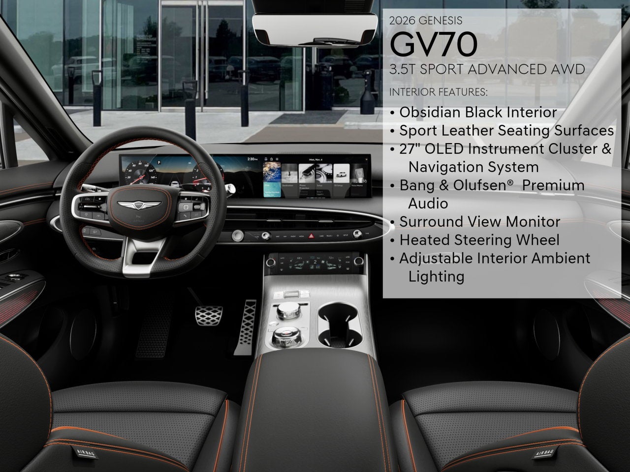 2026 Genesis GV70 3.5T SPORT ADVANCED