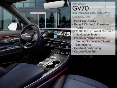 2027 Genesis GV70 3.5T PRESTIGE GRAPHITE