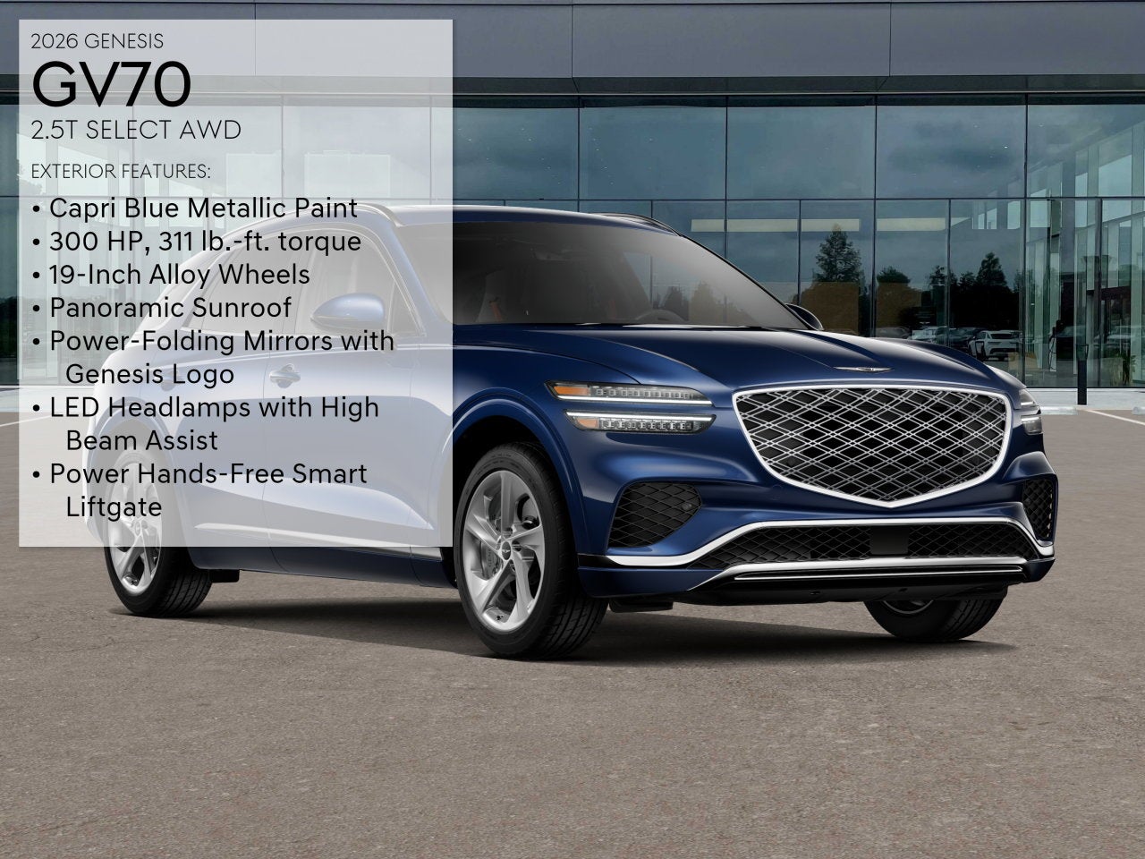 2026 Genesis GV70 2.5T Select