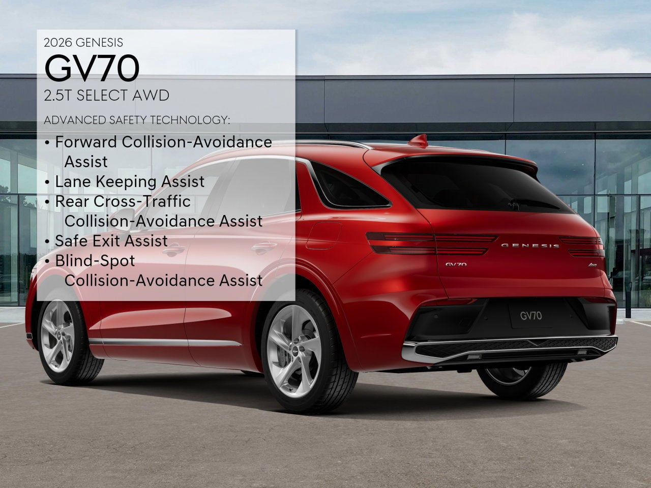 2026 Genesis GV70 2.5T Select