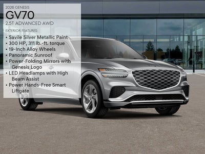 2026 Genesis GV70 2.5T Advanced