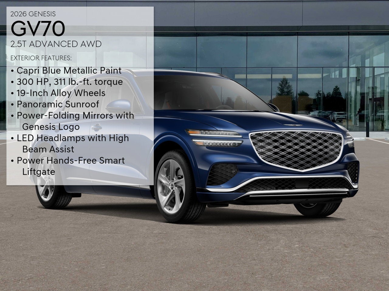 2026 Genesis GV70 2.5T Advanced