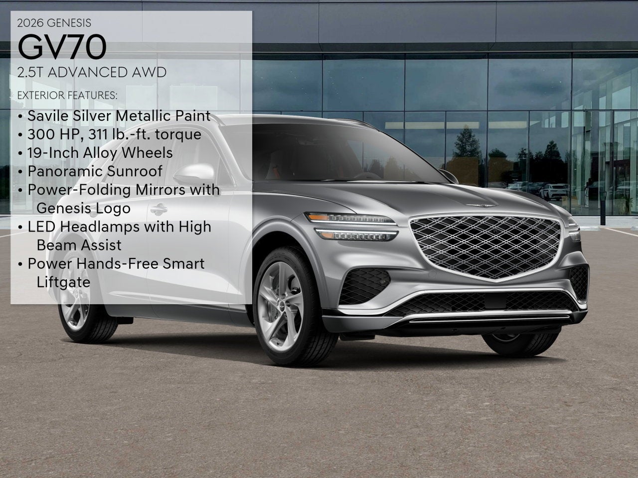 2026 Genesis GV70 2.5T Advanced