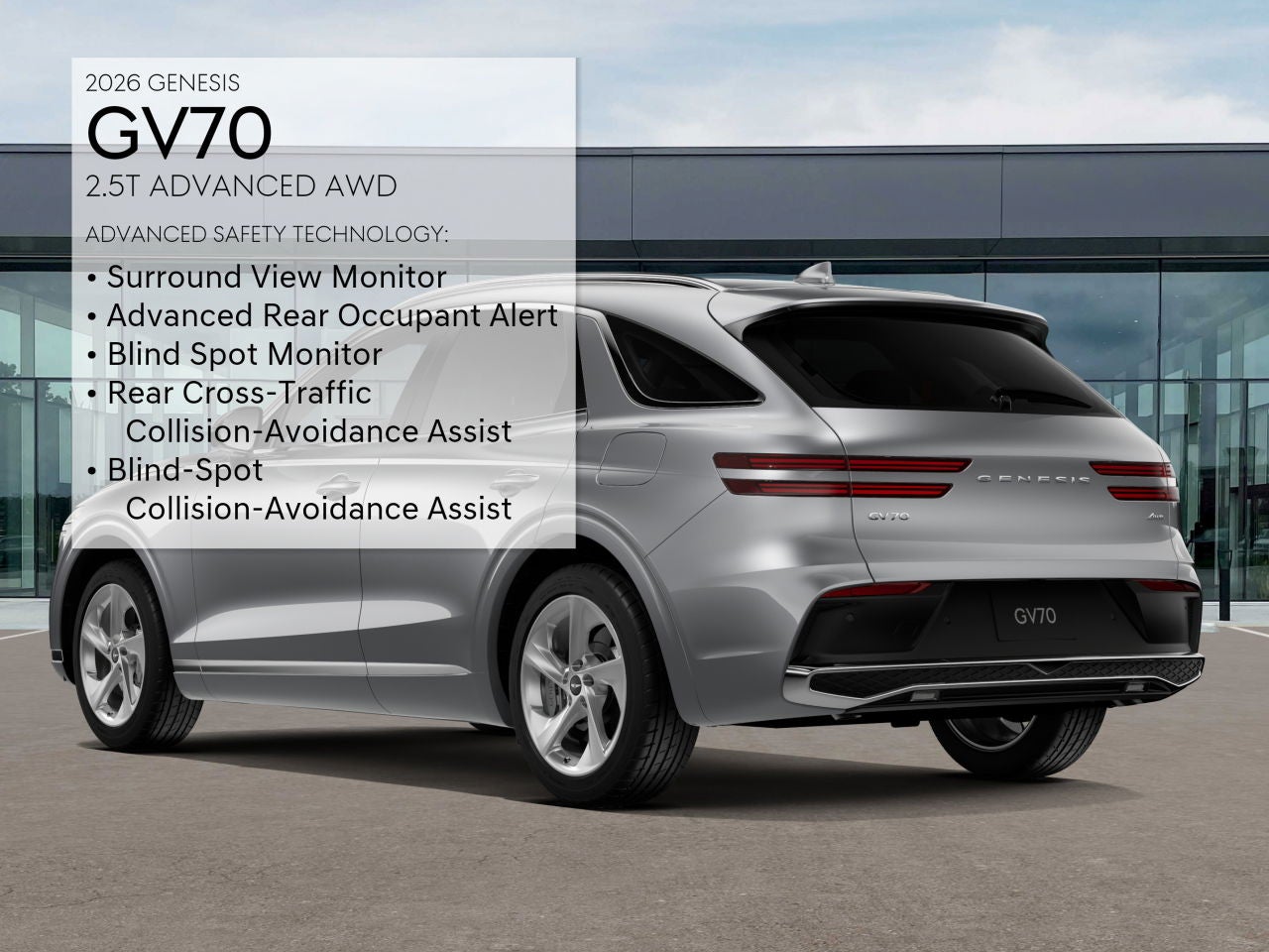 2026 Genesis GV70 2.5T Advanced