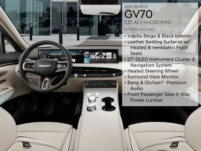 2026 Genesis GV70 2.5T Advanced