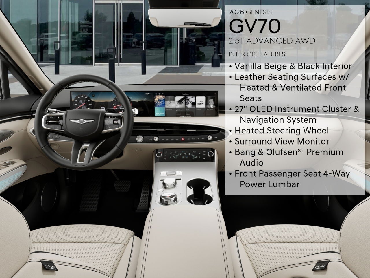 2026 Genesis GV70 2.5T Advanced