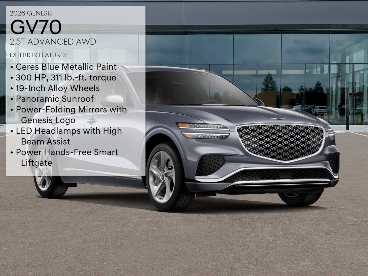 2026 Genesis GV70 2.5T Advanced