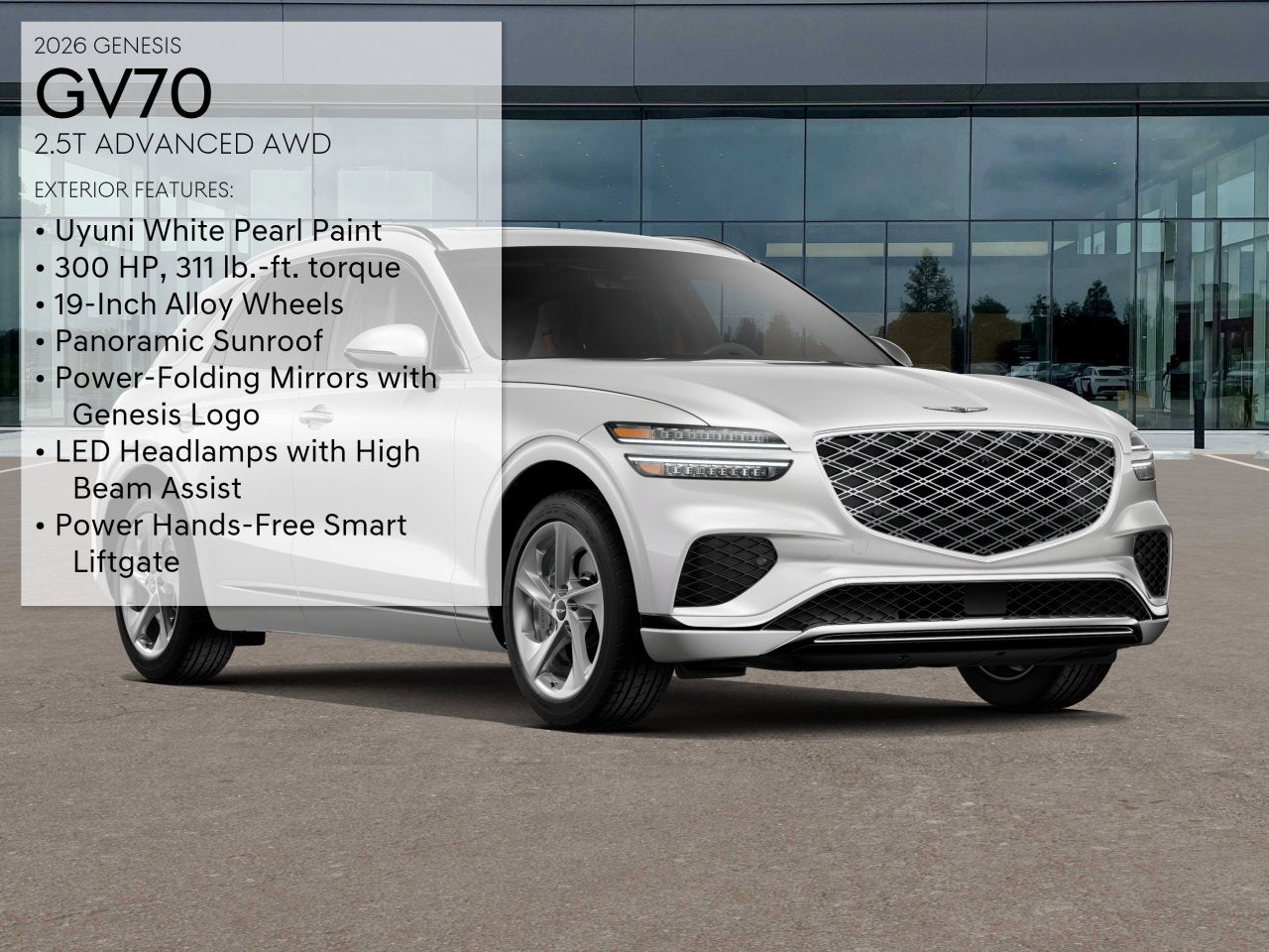 2026 Genesis GV70 2.5T ADVANCED