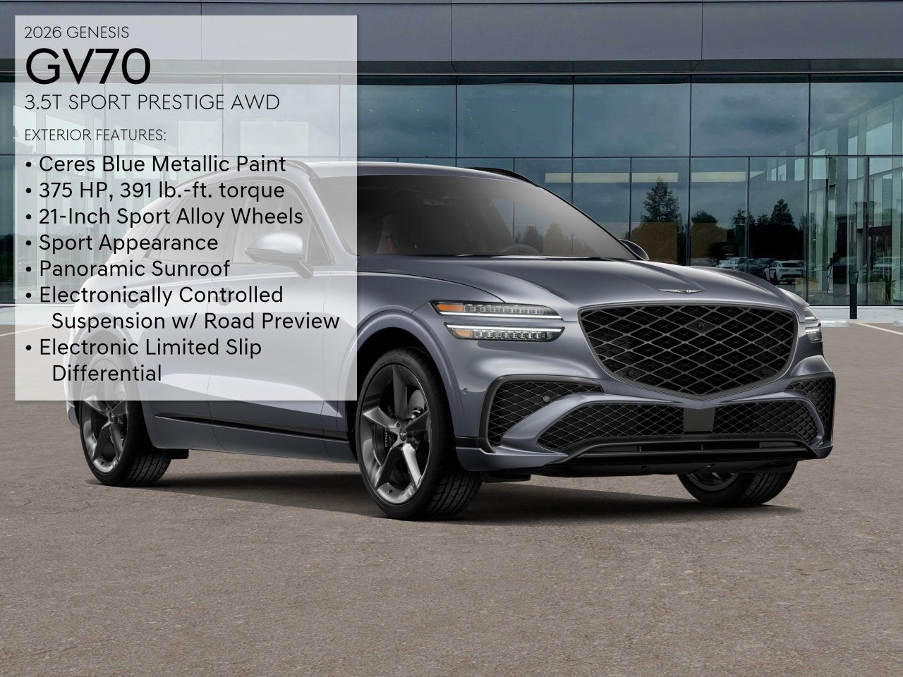 2026 Genesis GV70 3.5T Sport Prestige