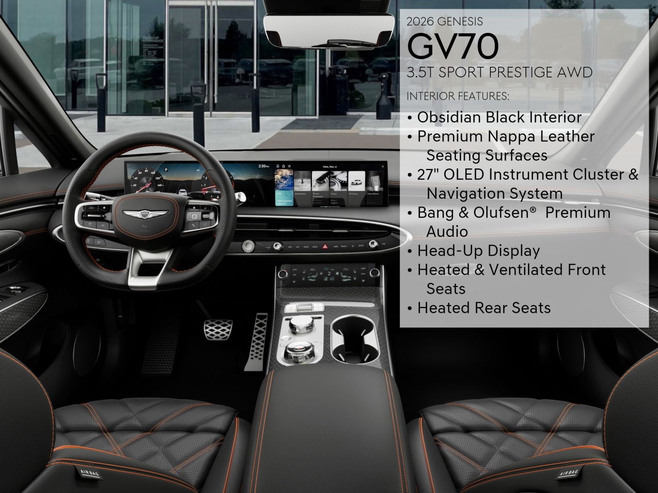 2026 Genesis GV70 3.5T SPORT PRESTIGE