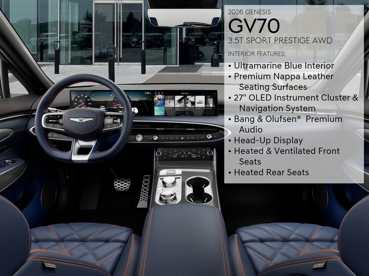 2026 Genesis GV70 3.5T SPORT PRESTIGE